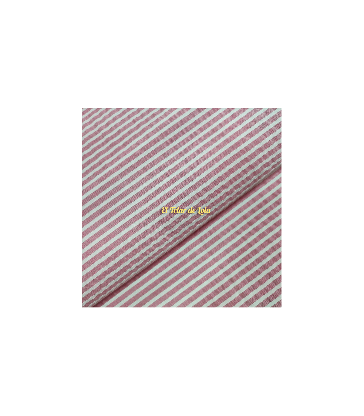 RAYA SEERSUCKER BCO/CEREZA