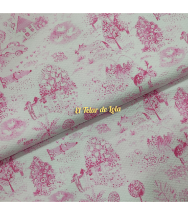 PIQUE NIDO BOSQUE ROSA