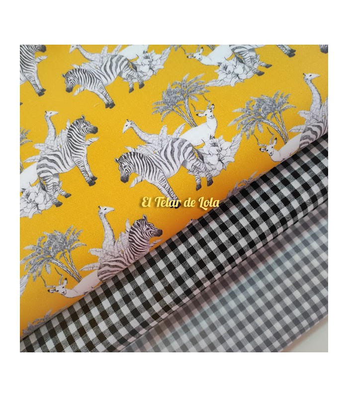 ALGODON  CEBRAS MOSTAZA