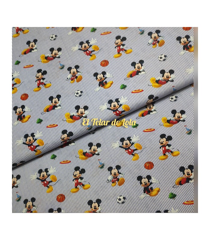ALGODON MICKEY FUTBOL