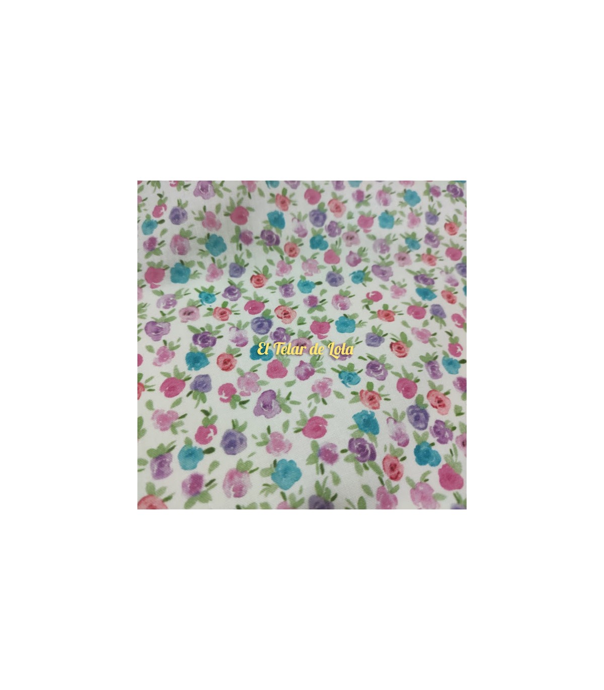 POPELIN FLORECILLAS LILAS  ITURI