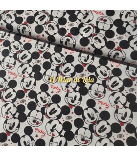 ALGODON MICKEY MULTICARAS