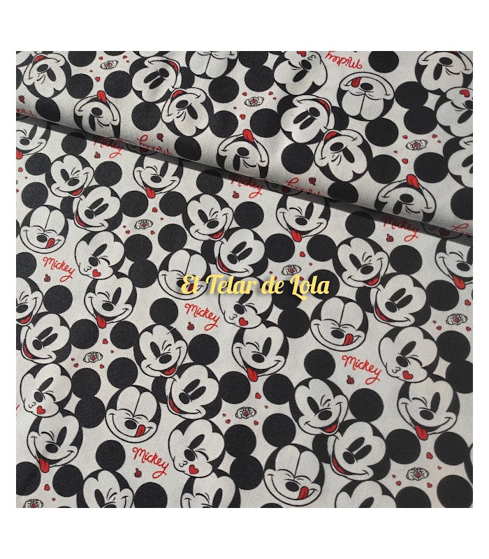 ALGODON MICKEY MULTICARAS