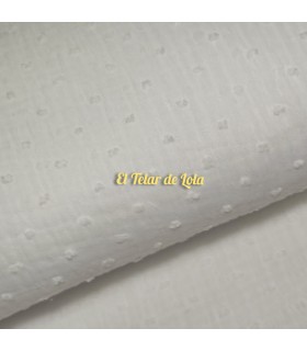 MUSELINA PLUMETI BCO/ROTO