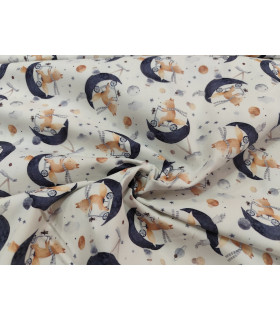 POPELIN LUNAS Y ZORROS