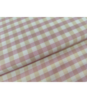 VICHY 1 CMS ALGODON TRICOLOR ROSA