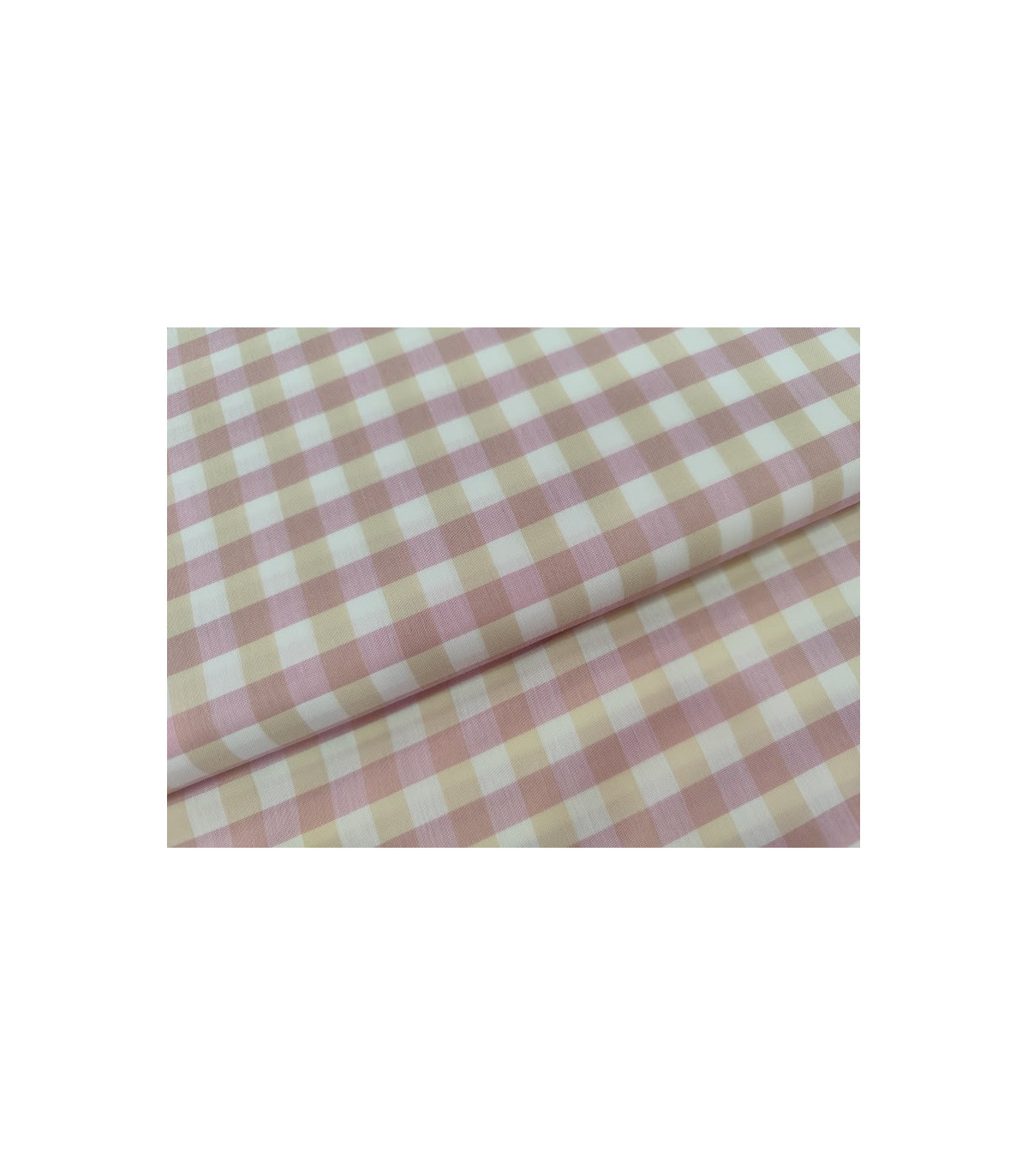 VICHY 1 CMS ALGODON TRICOLOR ROSA