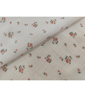 MUSELINA FLORECILLAS ROSAS