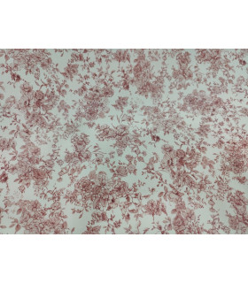 SARGA ESTAMPADA FLORES ROSA VINTAGE