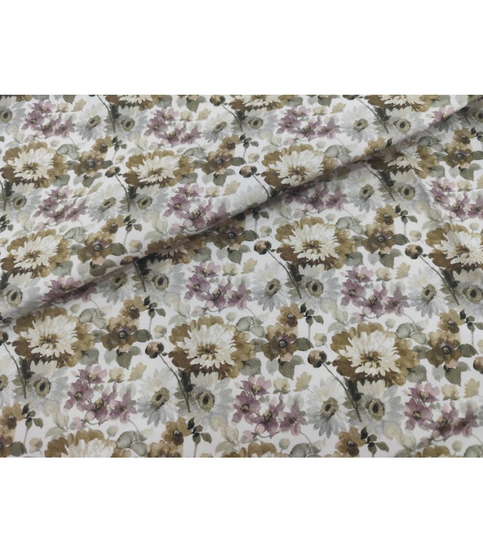SARGA FLORES LILAS/VERDES