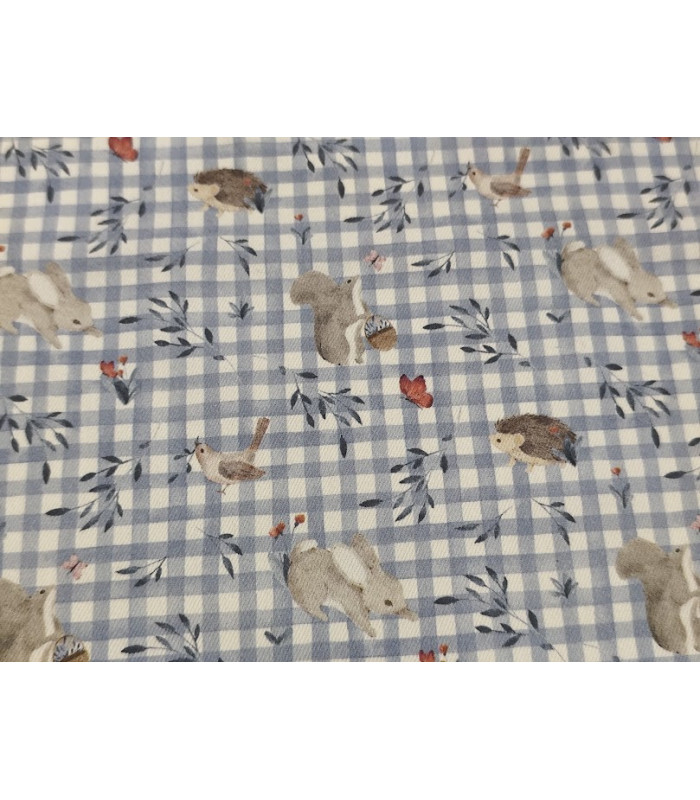 SARGA ALGODON VICHYS ANIMALITOS CELESTES