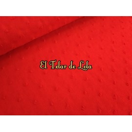 PLUMETI ALGODON ROJO 25 CMS