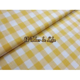 CUADRO VICHY 2CMS AMARILLO 25CMS