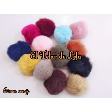 POM POM 60 MM CONEJO