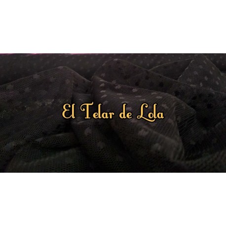 TUL PLUMETI NEGRO 25 CMS