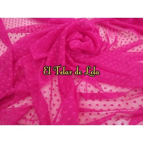 TUL PLUMETI FUCXIA 25 CMS