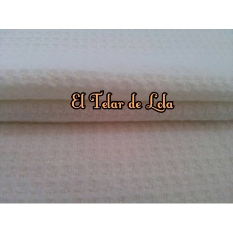LANA CUADRITO BLANCA 25 CMS