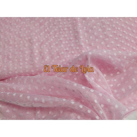 TUL PLUMETI ROSA BB 25 CMS