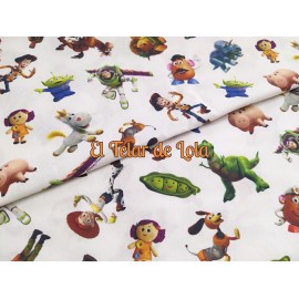 ALGODON ESTAMPADO TOY STORY 25 CMS