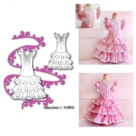 PATRON FLAMENCA NIÑA