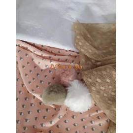 VIYELA EST. BELLOTAS  ROSA 25 CMS