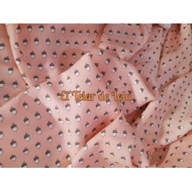 VIYELA EST. BELLOTAS  ROSA 25 CMS