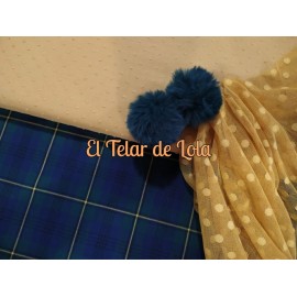 VIYELA ESCOCES  VERDE 25 CMS