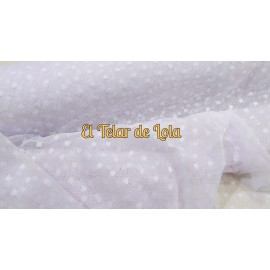 TUL PLUMETI BLANCO 25 CMS