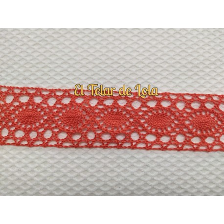 ENTREDOS BOLILLO CORAL 25 CMS