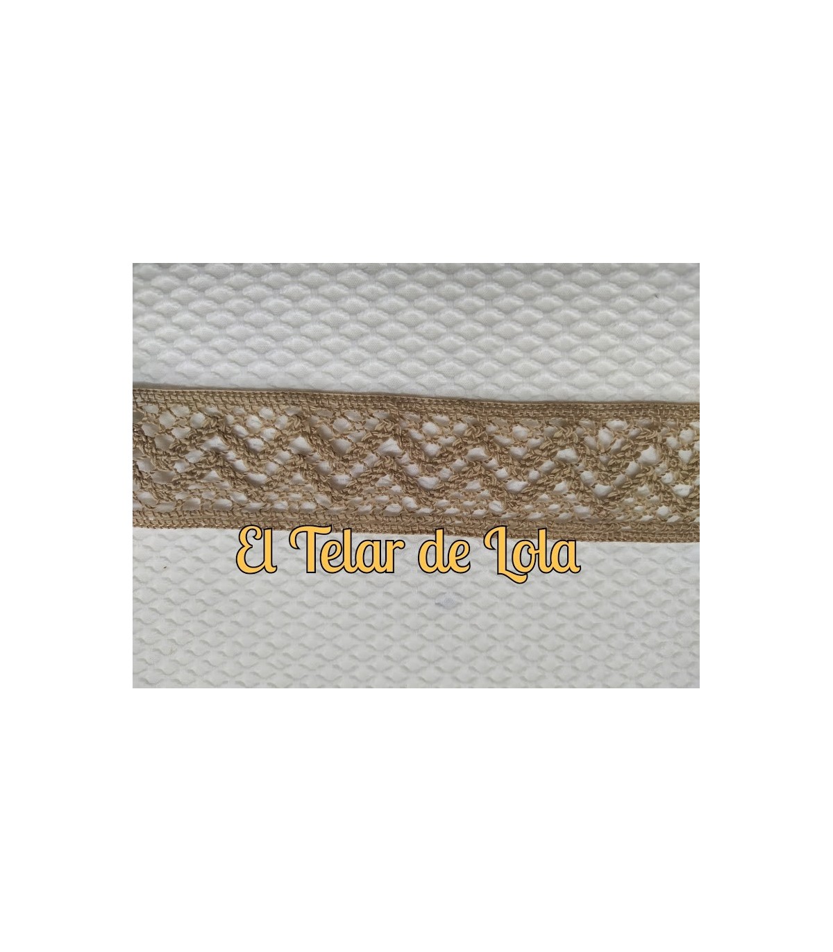 ENTREDOS BOLILLO CAMEL 25 CM S