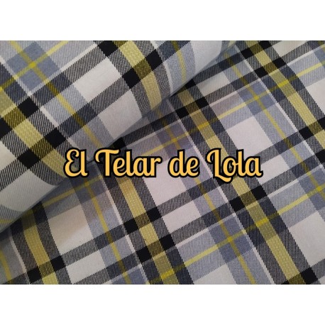 ESCOCES FRANELA GRIS/OCRE 25 CMS